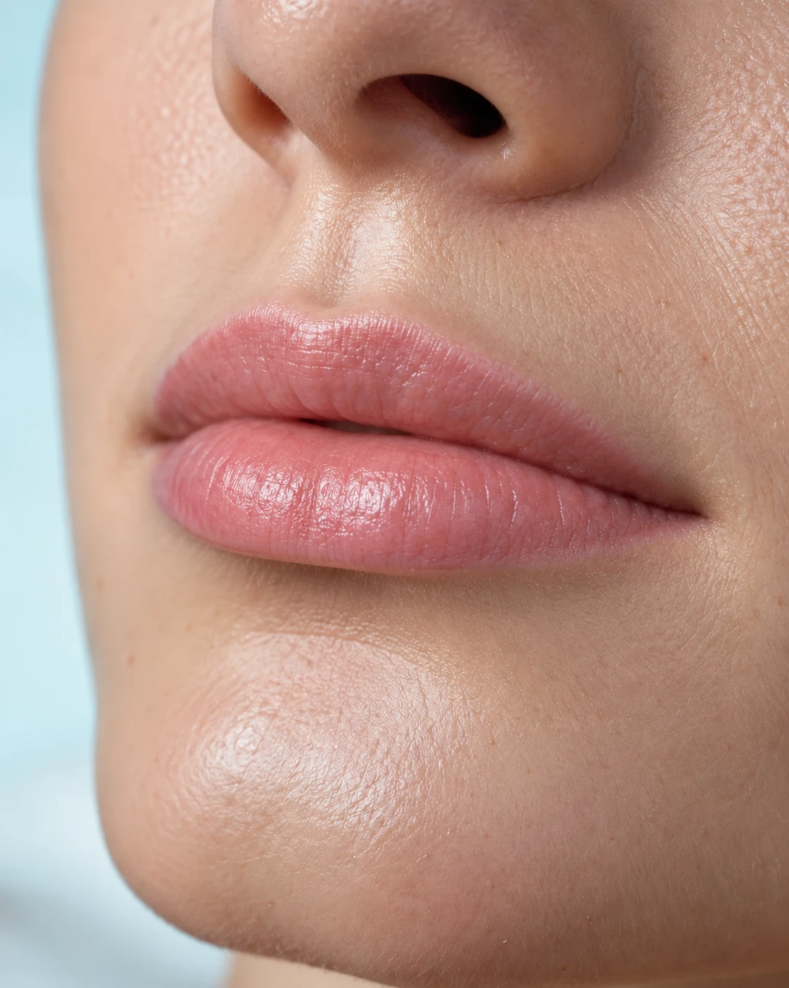 Illustrative thinner lip appearance